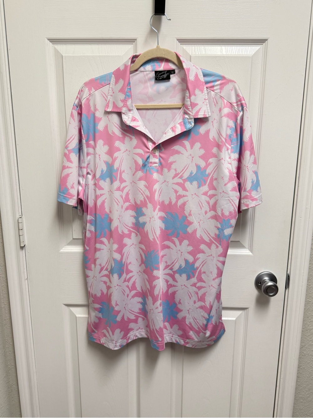 Sunday Swagger Palm Tree Golf Polo